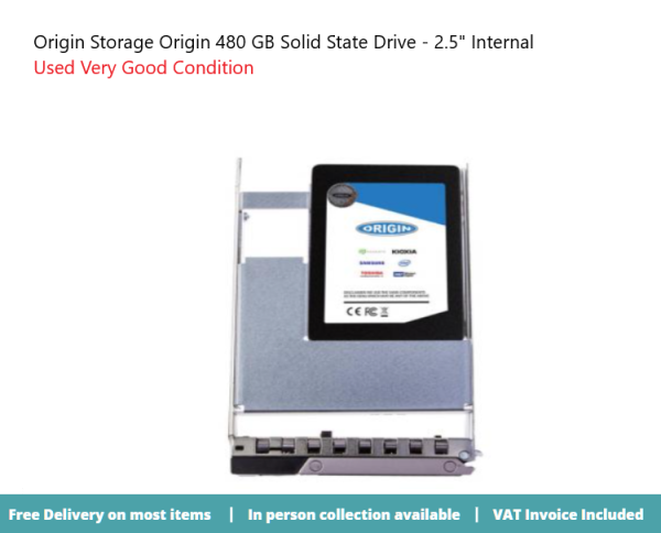 Origin Storage Origin 480 GB Solid State Drive - 2.5" Internal