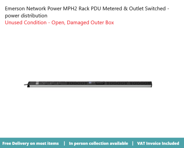 Emerson Network Power MPH2 Rack PDU Metered & Outlet Switched - power distrib...