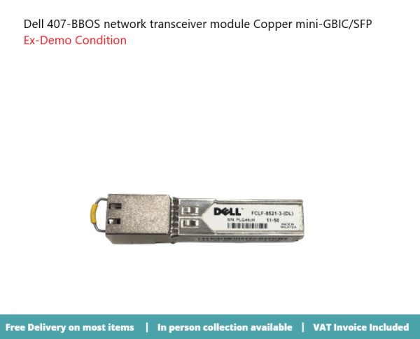 Dell SFP (mini-GBIC) - 1 LC Duplex 1000Base-T Network