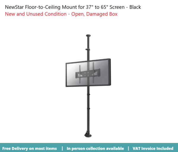 NewStar Floor-to-Ceiling Mount for 37"-65" Screen - Black