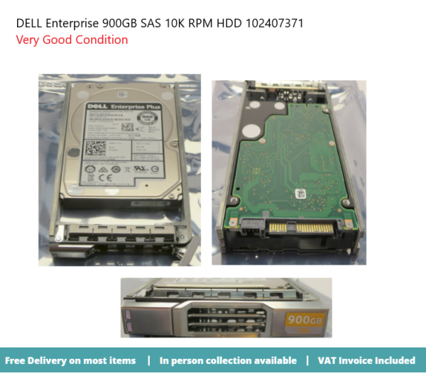 DELL Enterprise 900GB SAS 10K RPM HDD 102407371