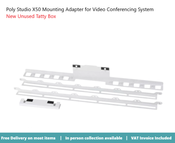 Poly Studio X50 Mounting Adapter for Video Conferencing System 2215-86418-001