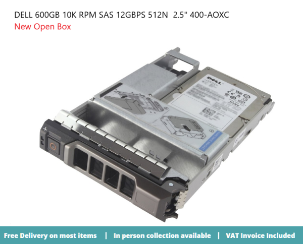 DELL 600GB 10K RPM SAS 12GBPS 512N  2.5" 400-AOXC