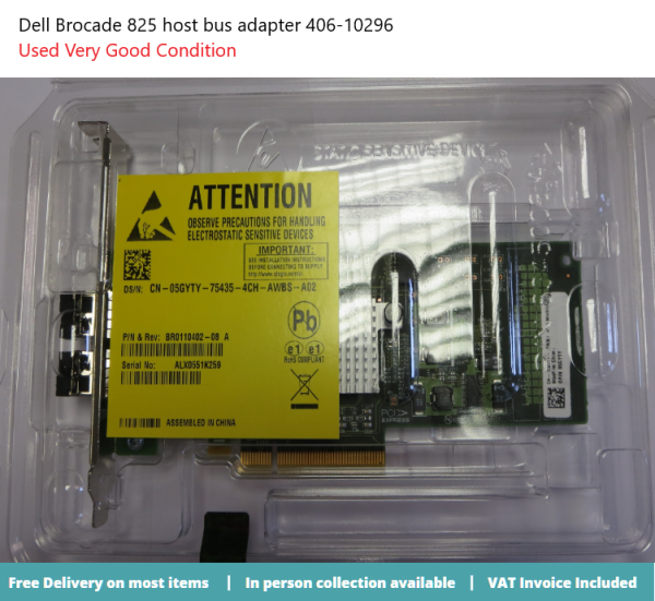 Brocade 825 host bus adapter 406-10296