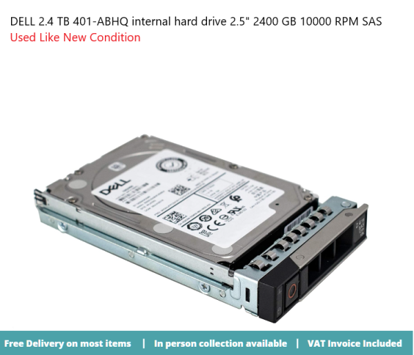 DELL 2.4TB 10K RPM SAS 12GBPS 512E INT 401-ABHQ